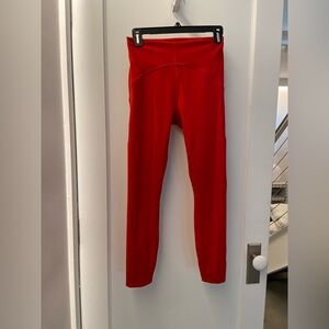 Lululemon Vibrant Red Leggings
